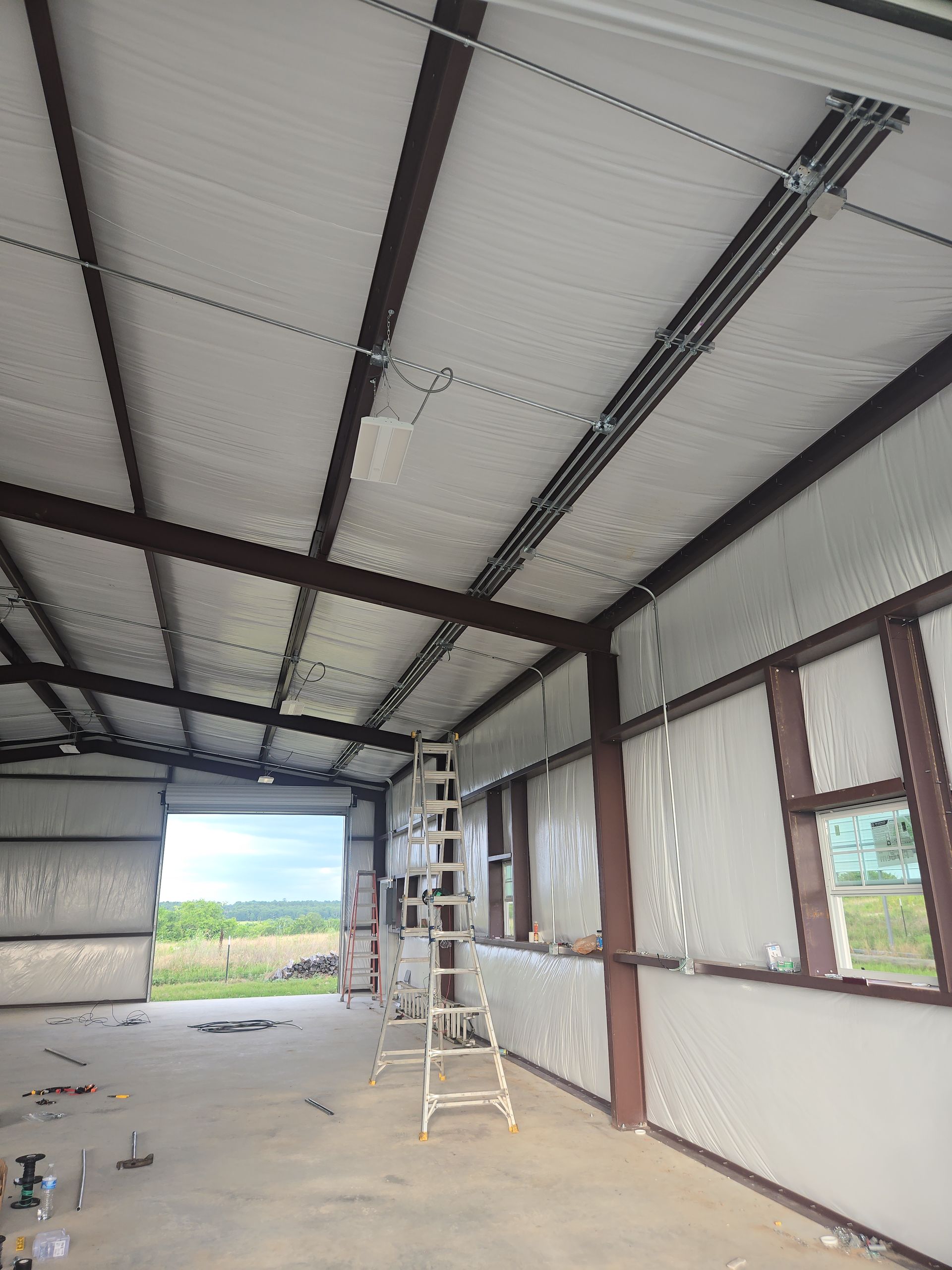 Outdoor lighting installation